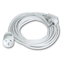 Prodlužovací kabel - 1 zásuvka, 5 m, bílý