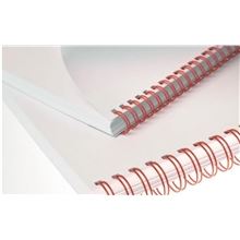 Drátěné hřbety 1/2" - průměr 12,7 mm, 3:1, oranžové, 100 ks