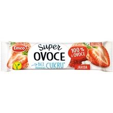 Tyčinka Emco Super ovoce - jahoda, 30 g