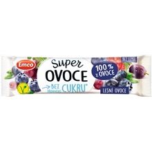 Tyčinka Emco Super ovoce - lesní ovoce, 30 g