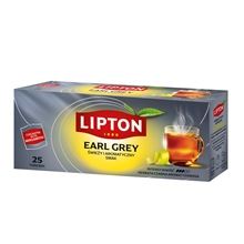 Černý čaj Lipton - Earl Grey, 25x 1,5 g