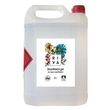 Dezinfekční gel na ruce Riva - 5 l