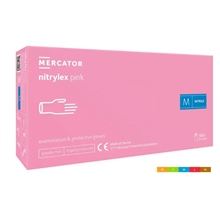 Rukavice Nitrylex pink - nepudr., vel. L
