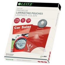 Laminovací fólie Leitz - A4, 2x 175 mikronů, čiré, 100 ks