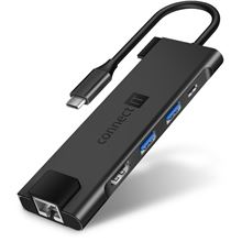 USB-C hub CONNECT IT Multi5in1 - 5v1, externí, antracitový