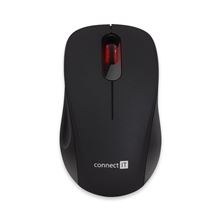 Bezdrátová optická myš CONNECT IT Mute BLACK - tichá, černá