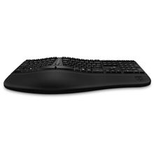 Ergonomická klávesnice CONNECT IT FOR HEALTH ERGO BLACK - drátová, CZ + SK, černá