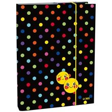 Box na sešity A4 - s gumou, Smiley