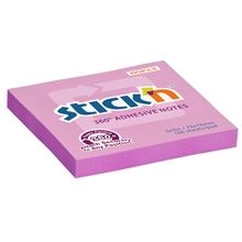 Samolepicí bloček Stick'n by Hopax 360° - 76 x 76 mm, růžový, 100 lístků
