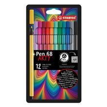 Fixy STABILO Pen 68 "ARTY"- sada 12 barev