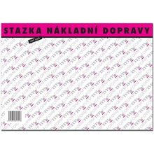 Stazka nákladní dopravy A4 - číslovaná, 100 listů