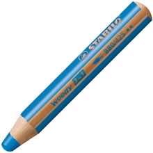 STABILO Woody pastelka 3v1 - modrá, 5 ks