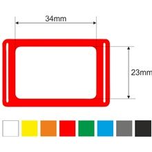 Kalendářová okénka pro tříměsíční kalendáře 4p - 310 mm, červené