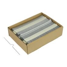 Háčky pro nástěnné kalendáře - předtvarované, 150 mm, stříbrné, 1 000 ks