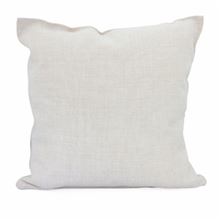 Potah na polštář pro potisk Linen - 40 x 40 cm, lněný vzhled, světle béžový