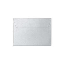Ozdobné obálky Pearl - C6, 120 g/m2, stříbrné, 10 ks