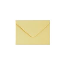 Ozdobné obálky hladké - 7 x 10 cm, 130 g/m2, žluté, 10 ks