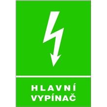 Tabulka - Hlavní vypínač