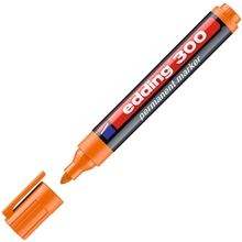 Permanentní popisovač Edding 300 - kulatý hrot, oranžový