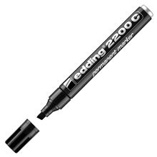 Permanentní popisovač Edding 2200 - zkosený hrot, černý