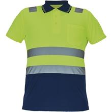 Polokošile Cadiz HV - žlutá/navy, vel. 5XL