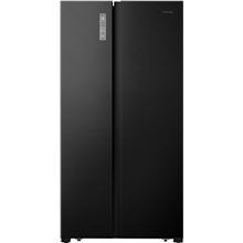 Americká chladnička Hisense RS677N4AFC - objem 519 l (334 + 185), hlučnost 35 dB, černá