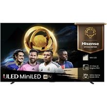 Mini LED televize Hisense 100U7Q - úhlopříčka 253 cm, Quantum Dot, Dolby Vision IQ/Atmos, černá