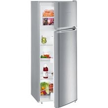 Chladnička s mrazákem nahoře LIEBHERR CTPele231 - objem 233 l (189 + 44), SmartFrost, nerez