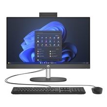 Počítač AiO HP ProOne 240 G10 - 23.8", Intel N, 8GB RAM, 512GB SSD, Win 11 Home, bílý/stříbrný