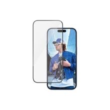 Ochrana obrazovky pro mobilní telefon PanzerGlass Apple iPhone 16/15 - průhledná s černým rámem