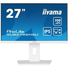 Počítačový monitor iiyama ProLite XUB2792HSU-W6 - 27", IPS, FHD, 1920x1080, 1300:1, bílý, repro