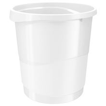 Odpadkový koš Esselte VIVIDA - plastový, 14 l, bílý