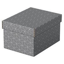 Úložné a dárkové krabice Esselte Home - malé, šedé, 3 ks