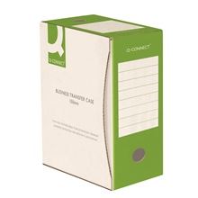 Archivační krabice Q-Connect - A4, bílozelená, 15 cm