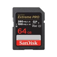 SanDisk SDXC 64GB Extreme PRO (280 MB/s Class 10, UHS-II V60)