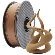 Gembird tisková struna (filament), PLA, 1,75mm, 1kg, přírodní dřevo