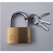 Visací zámek 9240 E Ms BULL - zlatá mosaz