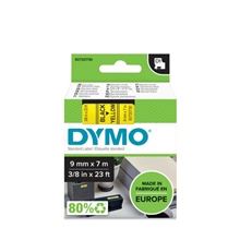 Páska Dymo D1 šířka 9 mm/návin 7m, černá / žlutá