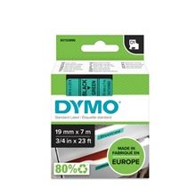 Páska Dymo D1 - zelená, šířka 19 mm, návin 7 m, černé písmo