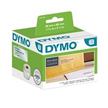 Štítky pro LabelWriter Dymo - 89 x 36 mm, transparentní, 260 ks