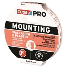 Montážní páska Tesa PRO - oboustranná, na tapety, 19 mm x 5 m