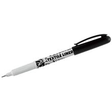 Textilní popisovač Centropen 2639 - černý, tenký
