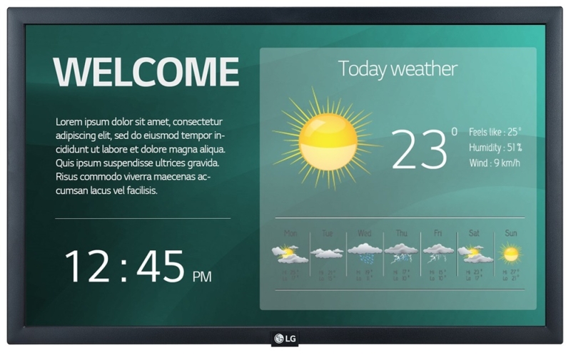 Monitor LG 22SM3G-B (22SM3G-B.AEU) černý - obrázek č. 1