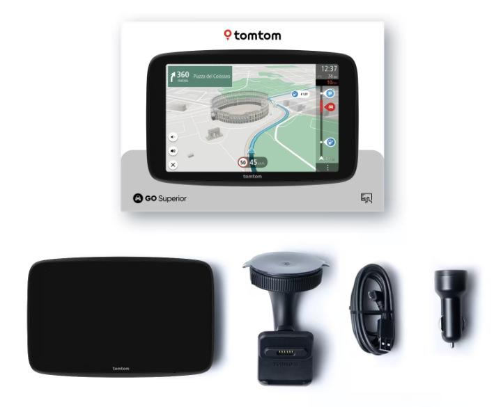 Navigační systém GPS Tomtom GO Superior 7 černý - obrázek č. 5